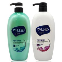 하나로플러스 비듬두피/손상모발 케어 샴푸 680ml 택1, 손상모발