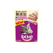 칼칸 파우치 부드러운 퍼티 캣 푸드 아지랑이 닭가슴살 착색료 발색제 무첨가 70gX16봉 묶음 구매
