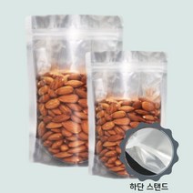 전면투명+후면은박(알루미늄) 지퍼스탠드봉투 [100매], 18*26(4.5)