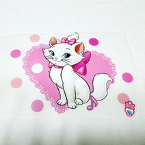 JJ-00409 하트속 고양이 열전사지 의류전사지 의류스티커 티셔츠리폼 리폼스티커