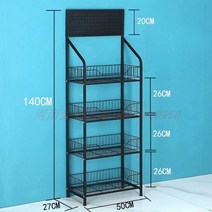 편의점 진열대 매대 선반 과자 상품 마트 매장 약국, 상세 페이지 참고, 측면이 높은 녹색 60x30x150 3층