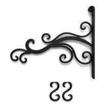 |+HAPPY+|넝쿨 걸이대 블랙 단조 돌출 간판 화면 걸이대 단조간판 돌출간판 화면 걸이대 간판|+COMFY+|, [>본상품선택<]