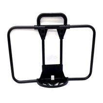접이식 자전거 프론트 랙 백 마운트 자전거 전면화물 가방 브래킷 브래킷 Brompton S-Bag Black, 하나