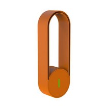 애완 동물 스마트 탈취제 가정용 공기 청정기 음이온 발생기 화장실 고양이 배변 상자 청소, 주황색+USB