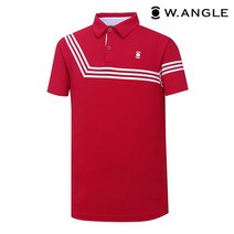 *본사직영* [와이드앵글] 남성 프린트 보더 반팔 티셔츠 WMU17201P7