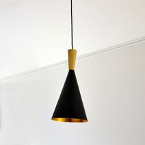 [빛나라닷컴] 톰딕슨 스타일 마일로 펜던트 식탁등, 블랙 + LED 볼전구 숏타입 12W (전구색) 포함