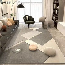 심플 크림풍 카펫 리빙 3방 융털 가정용 침대 옆 러그 2023 도매 침실 러그 전판