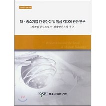 대 · 중소기업 간 생산성 및 임금 격차에 관한 연구 : 제조업 중심으로 한 경제발전론적 접근, 중소기업연구원, 정연승,성백남,이원영 공저
