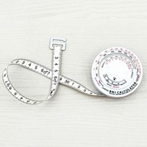피팅줄자 BMI 측정 줄자, 색상:[색상]본상품