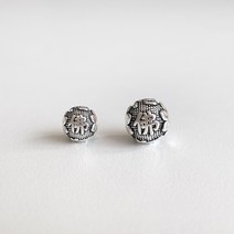 미라클스톤 실버925 엔틱 아미타불 염주 108염주, 10mm, 1개