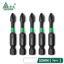 코너비트 GREENERY PH2 강력한 마그네틱 스크루 드라이버 헤드 고경도 수동 드릴 비트 확장-104, 14.50mmx5