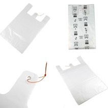 쓰레기봉지 일반쓰레기봉투 편의점봉투 흰색 비닐봉투 100매 27X45CM