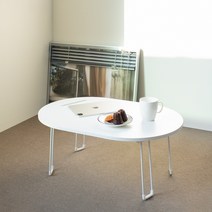 우드레이 블랑 좌식 소파 거실 테이블, 화이트