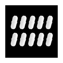 10Pcs 30mm1.18Inch PTFE 마그네틱 교반기 믹서기 교반봉 고온 실험실 교, 20mm/0.8in