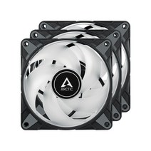케이스 쿨러 쿨링팬 ARCTIC P12 PWM PST A-RGB 0dB 120mm 케이스 팬 PC 냉각 5V 3 핀 FDB 2000RPM 음소거, 01 1pc_01 A-RGB_01 WHITE