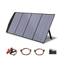 allpowers 접이식 태양 전지 패널 400w 200w 140w 100w 60w 발전소 태양열 발전기 용 mc-4 출력이있는 태양열 충전기, 18v 200w