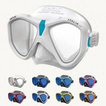 VYD730584쎄악 아시안핏 스토클 마스크 7컬러 스쿠버용품, 블랙/메탈블루