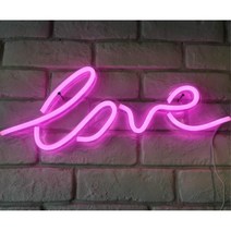 홈파티 실내연출용 네온사인 실내조명 감성소품, 오픈