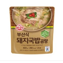 오뚜기 부산식 돼지국밥 곰탕, 500g, 5개