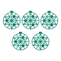 수박거치대 멜론 고정 지지대 5 pcs 멜론 크래들 부드러운 식물 넥타이 호박 내구성, 녹색 5pcs