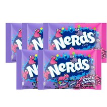 너드 포도 딸기 캔디 12온스 12팩 Nerds Grape Strawberry Candy, 5팩