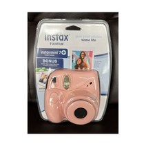 후지필름 fuji 인스탁스 Instax 미니7 + Instant 카메라 Light Pink & 필름 Pack