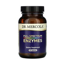 Dr. Mercola Enzymes Full Spectrum 닥터 머콜라 엔자임 풀 스펙트럼 90캡슐 프로테아제 베타글루카나제 글루코아밀라아제 함유