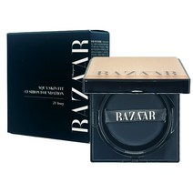 하퍼스 바자 아쿠아 스킨 핏 쿠션 파운데이션 본품 21호, 21호 + 인별프리 로고물티슈 10매