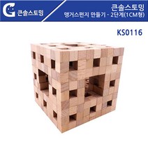 3차원이해 수학교구 원목 맹거스펀지 2단계 상상력발달 사고훈련, 1개