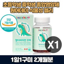 초등학생 중학생 종합영양제 원어데이 젤리형 비타민 지용성 수용성 식물성 꾸미 필수 영양소