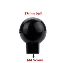 액션캠부품 유니버설 17mm 볼 헤드베이스 액세서리 더블 조인트 마운트 어댑터 자동차 전화 홀더 연결 브, 02 1pc 17mm ball