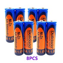 차량 블랙박스 채널 1 2 후방 카메라새로운 충전식 배터리 nizn 9900mah 교체 1.5v/1.2v aa 1.6v 장난감 mp, 04 8PCS