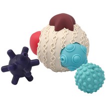 2세 아기 말랑한 촉감놀이 6가지 소행성볼 소프트볼 작은공 미니공 감각볼