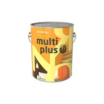 노루페인트 다용도 친환경 수성페인트 멀티플러스 3.8L 반광 벽지/방문/가구/베란다/철문, 그레이 2