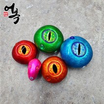 어복 빅아이 타이라바헤드 참돔채비, 150g, 레드