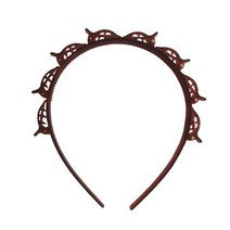 블랙 브레이드 헤어 클립 버스트 핀 헤어도 헤어후프 다층 Wisp 에어 위브 헤드 후프 매직 액세서리 스타일 도구, [02] Brown