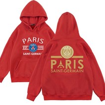 PARIS EST 1970 파리 생제르맹 후드 티 셔츠 빅사이즈 봄 가을 남자 여자 PSG 생제르망 모자 큰 축구 커플