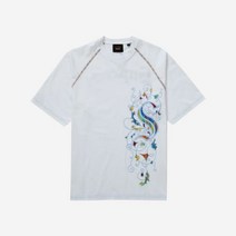 슈프림 x 쿠지 래글런 숏슬리브 탑 화이트 23SS