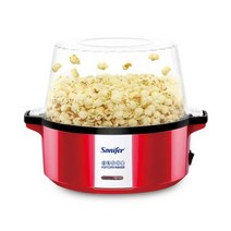 팝콘기계 매장 영화관 팝콘메이커 업소용 소형, 레드 700W 팝콘 기계