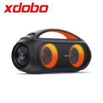 XDOBO 바이브 플러스 80W 휴대용 블루투스 스피커 무선 사운드 바 BT5.0 보조베터리 TWS 사운드 박스 Boombox 오디오 플레이어, 01 Vibe Plus