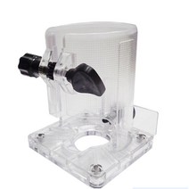 목공 트리머 액세서리 투명 하드 플라스틱베이스 실드 Makita N3701 3703 전기 트리밍 기계 톱 Dongcheng, set 2 Adjustable