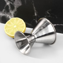 스텐 칵테일 지거 홈텐딩 위스키 하이볼 계량컵 1.32oz/2oz, 칵테일 지거 1.32oz/2oz