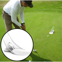 엘다모아 골프 퍼터연습기 퍼팅연습기 홀컵, 화이트