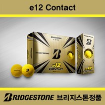 SD 브리지스톤 e12 컨택트 3피스 골프공 옐로우색상, 색상 : 옐로우