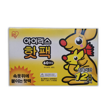 아이리스 부착용 핫팩 60매 겨울 캠핑용 캠핑 코스트코 배에붙이는 핫팩, 아이리스 의류 부착용 핫팩 40g x 60매