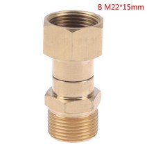 고압 세척기 세척기건 고압건고압 와셔 출구 호스 어댑터 M22 * 1.5mm 조인트 14mm 나사 너트 황동 연장, 02 15mm