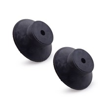 완충제 뽁뽁이 충전기 비닐 에어 포장지 48mm x 검정색 고무 패드 교체용 발 공기 압축기용 진동 절연체, 한개옵션0