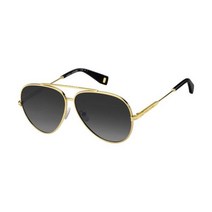 Marc Jacobs 마크 제이콥스 여성용 옐로우 골드 톤 에비에이터 선글라스 - MJ1007S 0001 9O MJ1007S-0001-9O