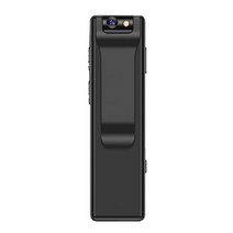 소형 바디캠 미니캠 캠코더 바디탬 경찰 보안 2mp hd 스크린 미니 바디 카메라 휴대용 비디오 녹화 led 조명 지원 8g6g32g 바디 카메라 소음 감소, 검은색