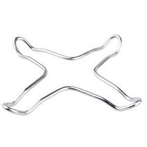 다기능 가스 스토브 스탠드 스테인레스 스틸 가스 스토브 랙 가정용 주방 용 내구성 작은 팬 지원 랙, 없음